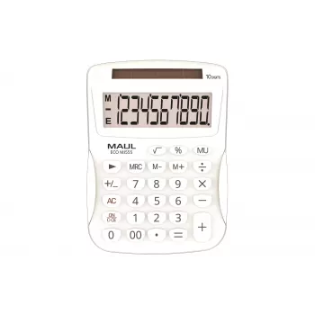 MAUL ECO MJ 555 asztali számológép fehér 12 jegyű Dual Power 7263502