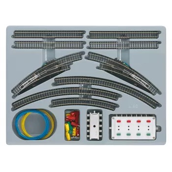 Märklin 08192 kettős sín csomag T1 - Z nyomtáv (1:220) sínbővítő készlet