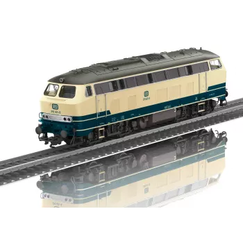 Märklin 39215 H0 218 sorozatú dízelmozdony DB óceánkék mfx+ hang és LED