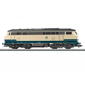 Märklin 39215 H0 218 sorozatú dízelmozdony DB óceánkék mfx+ hang és LED