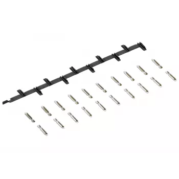 Märklin Z nyomtáv sínelválasztó és összekötő lemez készlet (10 elválasztó, 20 összekötő lemez) 08954