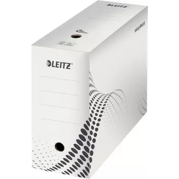 LEITZ easyboxx iratdoboz fehér 150 mm belső szélesség, 25-ös csomag, újrahasznosított hullámkarton
