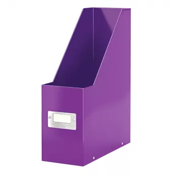 LEITZ Click & Store WOW újságtartó A4, lila keménykarton PP-fóliával, nyomógombos rögzítés, 1 darab (6047-00-62)