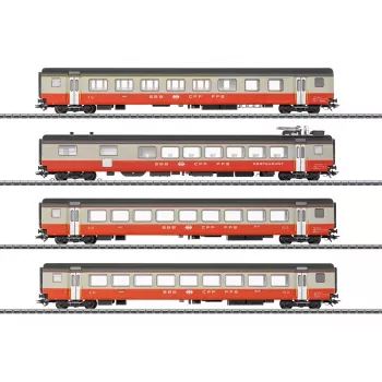 Märklin 42190 H0 4 kocsis készlet Swiss Express személykocsi SBB