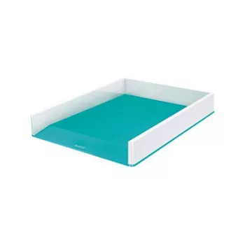 LEITZ WOW Duo Colour irattálca A4 jégkék/fehér 5361-10-51