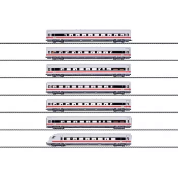 Märklin 042930 H0 ICE nagysebességű vonat kocsiszett 7 kocsival, DB AG, 1:87 méretarány