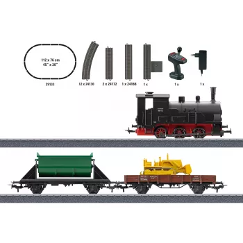 Märklin 29133 tehervonat-kezdőcsomag HO méretarányban elemes működtetéssel és infravörös távirányítással