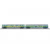 Märklin 87306 Z emeletes kocsi-készlet Touristik 1 a DB AG-tól - 2 emeletes köztes kocsi