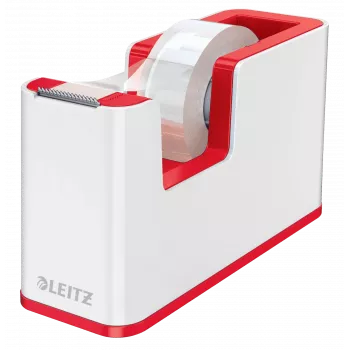 Leitz WOW Polystyrene Letter Tray Red/White 53641026