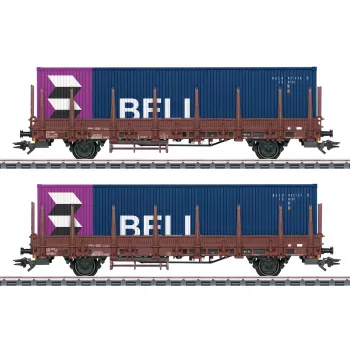 Märklin 046939 H0 fedett teherkocsi Gms 30 DB III. korszak AC
