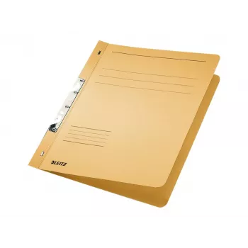 LEITZ iratgyűjtő résmechanikával, DIN A4, manilai karton, krémszínű, 250 g/m², 170 lap kapacitás, 80 mm mechanika, 50-es csomag (3746-00-11)