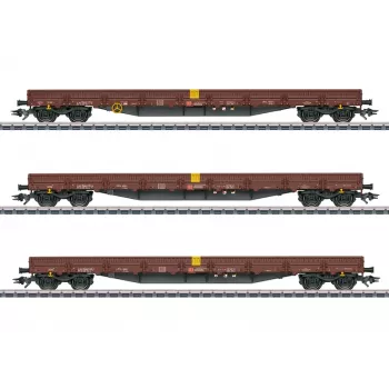 Märklin 047162 fedett teherkocsi Gms 30 AC H0 V. korszak barna