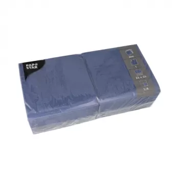 PAPSTAR sötétkék papírszalvéta 1 rétegű 33 x 33,3 cm 500 darab (82903)