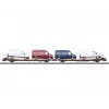 Märklin 47430 H0 sík kocsipár Laads 800B a Transwaggon GmbH-tól