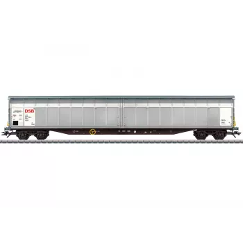 Märklin 48057 H0 DSB nagy térfogatú tolófalas teherkocsi Habbins V. korszak AC