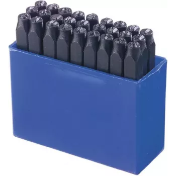Brüder Mannesmann 27 darabos betűbélyegző készlet 10 mm (244-10)