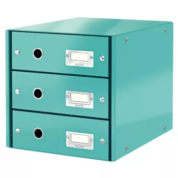 Leitz Click & Store fiókkészlet türkiz 3 fiók A4 6048-00-51