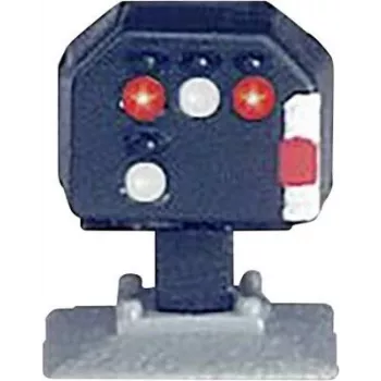 Märklin Z nyomtáv fényjelző tilalmi jelző, alacsony kivitel, LED, szürke/fekete, 15+ 89394