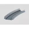 Märklin 074613 ívelt rámpadarab hídpillérekhez, HO méretarány, szürke