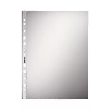 LEITZ 47960000 A4 lyukasztott tasak, polipropilén 0,07 mm, átlátszó, 100 darabos csomag