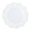 PAPSTAR kerek tortacsipke, 30 cm, fehér, 100 darab (12263)