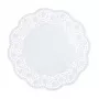 PAPSTAR kerek tortacsipke, 30 cm, fehér, 100 darab (12263)