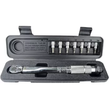 Brüder Mannesmann M18314 nyomatékkulcs-készlet 5-25 Nm, 1/4 inch hajtás, 19 részes