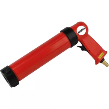 BRÜDER MANNESMANN M 1525 pneumatikus patronos prés, piros/fekete, 310 ml, 6,3 bar, 1/4 inch gyorscsatlakozó
