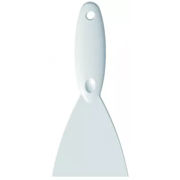Haug Bürsten konyhai spatula 110 mm rozsdamentes acél fehér fogóval (8923)