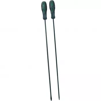 Brüder Mannesmann M11250 2 részes csavarhúzókészlet | lapos 6,5 mm és kereszt PH2, króm-vanádium acél