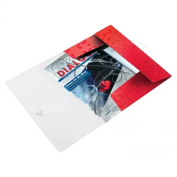 Leitz WOW A4 prezentációs mappa polipropilén piros álló 40 tok 80 lap 45990026