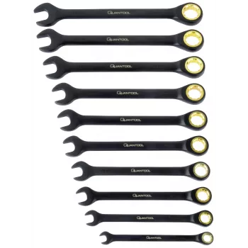 BRÜDER MANNESMANN Q25210 Quantool kombinált kulcskészlet 10 részes 8-19 mm