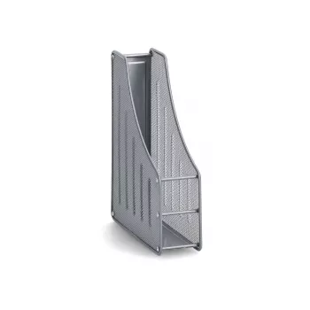 ZELLER MESHLINE ezüst fémrács álló újságtartó DIN A4/C4 17700