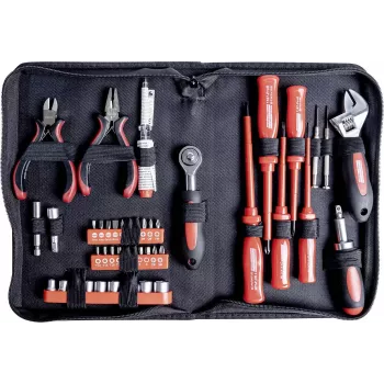 Brüder Mannesmann 45 részes 1/4 inch dugókulcs- és bitkészlet M29044