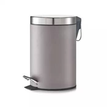 Zeller 18222 acél pedálos kuka 3L, szürke