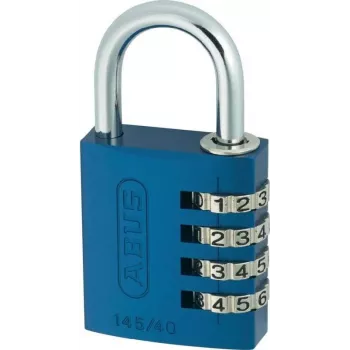 ABUS 488078 tömör sárgaréz zár edzett acélkengyellel, 45 mm ház, különböző zárású, 2 kulcs ABVS48807