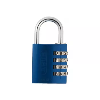 ABUS 488078 tömör sárgaréz zár edzett acélkengyellel, 45 mm ház, különböző zárású, 2 kulcs ABVS48807