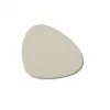Zeller 27057 Coaster Set, 6 Pieces, Faux Leather, 12 x 10 cm, Beige