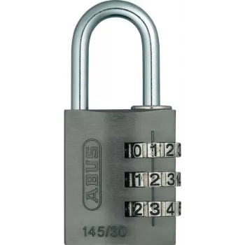 ABUS 466229 tömör sárgaréz lakat edzett acélkengyellel, 30 mm, azonos zárású? Nem, különböző zárású, 2 kulcs