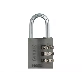 ABUS 466229 tömör sárgaréz lakat edzett acélkengyellel, 30 mm, azonos zárású? Nem, különböző zárású, 2 kulcs
