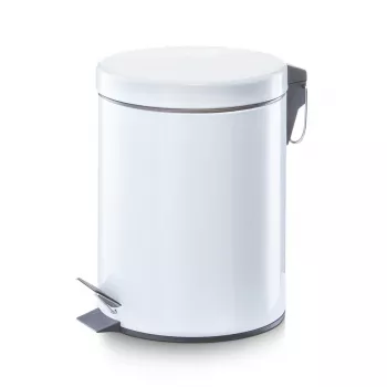 Zeller Kick pedálos szemetes 5 l fehér 18700