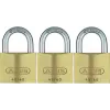 ABUS 82 sorozat sárgaréz lakat készlet, azonos zárású, 45 mm ház, 3 darabos csomag 11825 8