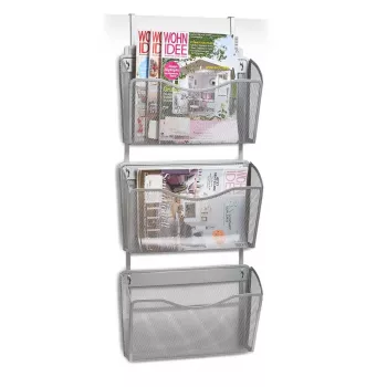 Zeller 17755 fali/ajtó magazintartó, mesh, DIN A4