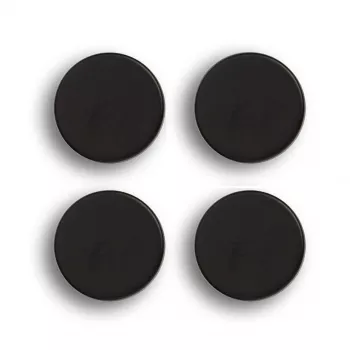 Zeller 4 kerek fekete mágnes Ø 23 mm x 9 mm (11236)