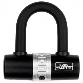 BURG WÄCHTER U-kengyeles zár kerékpárzár 1480 HB, fekete, 14 mm kengyel, 43 mm szélesség, 55 mm magasság 1471