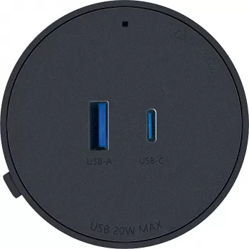 Schwaiger USB-adapter moduláris sínrendszerhez, fekete (MSPS0310)