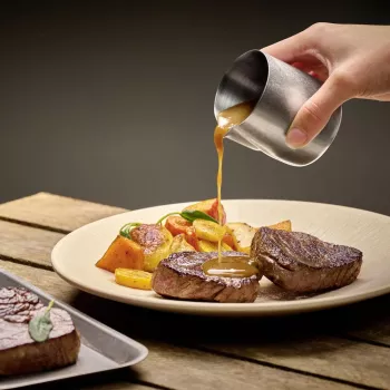 APS FLOW kiöntő rozsdamentes acélból, 150 ml, ezüst 10305