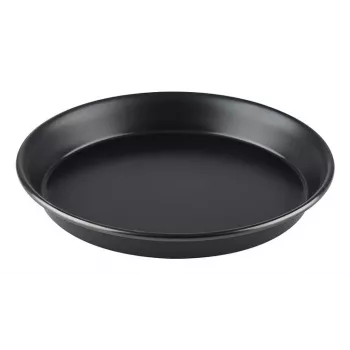 APS pizza tepsi, kerek, 180 mm, fekete kékacél, bevonat nélküli, 1 darab 73502