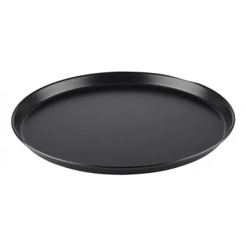 APS pizza tepsi, átmérő 360 mm, fekete, bevonat nélküli kékacél, 1 darab 73510