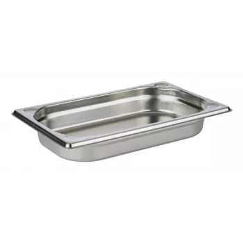 APS GN 1/4 Gastronorm-tárolóedény 265x162x40 mm, 18/10 rozsdamentes acél, elektrolitikusan polírozott, 1,7 L 81401